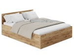 Ágy 160x200 DM1 tölgy craft