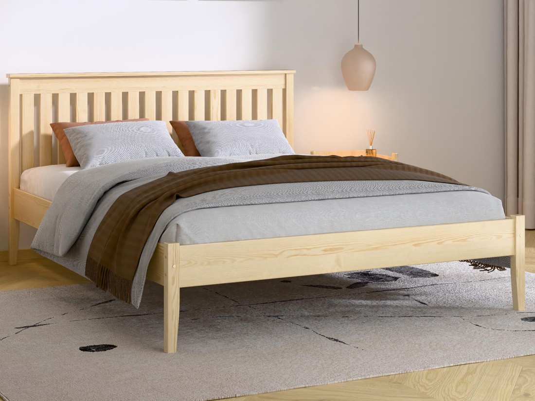 Fenyőfenyő ágy 120x200 Bilbao fenyő