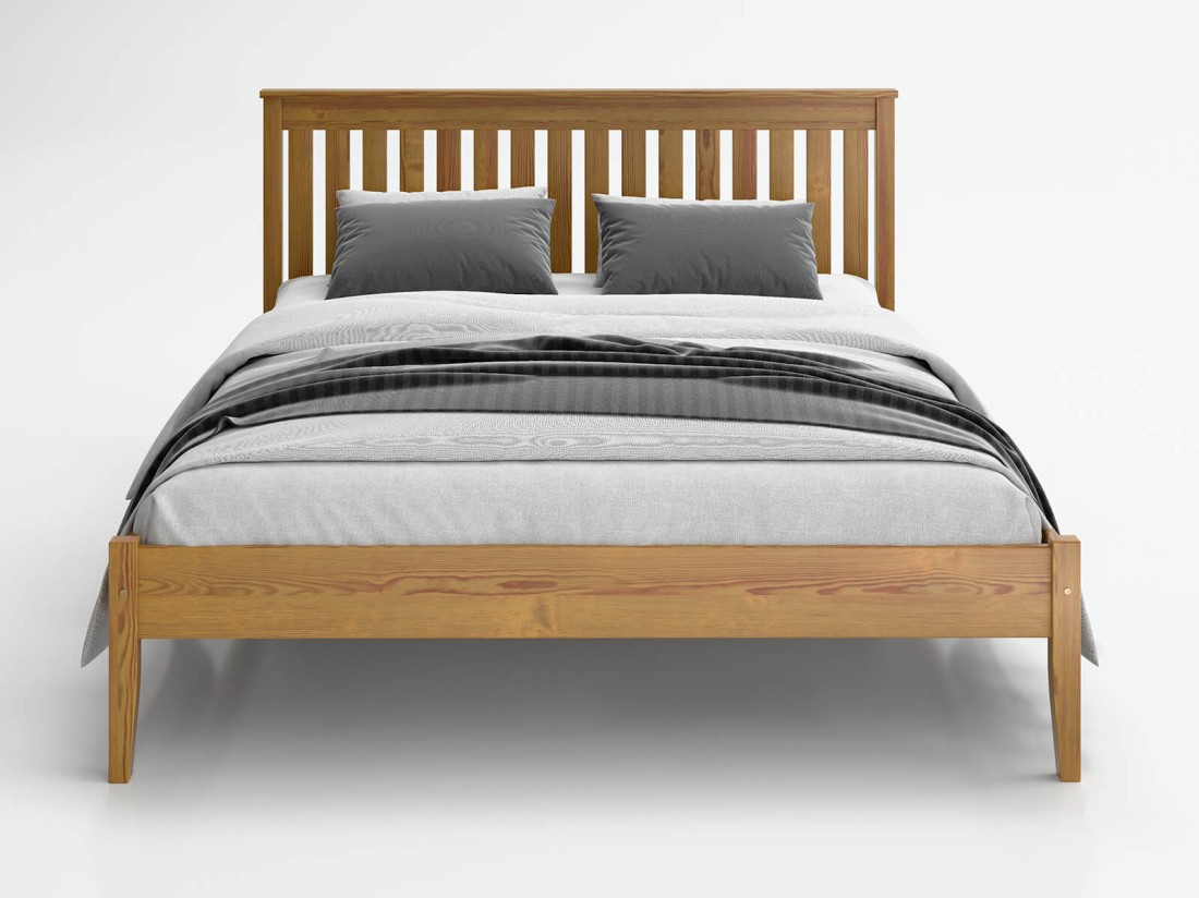 Fenyőfenyő ágy 160x200 Bilbao tölgy