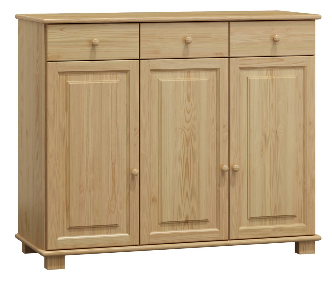 Fenyő komód c39, mélység 42