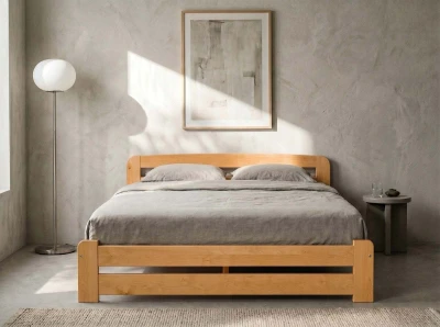 Fenyő ágy 160x200 Sasa éger