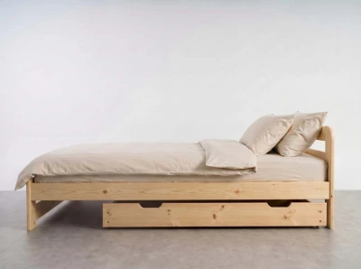 Fenyő ágy alatti tároló 150 cm