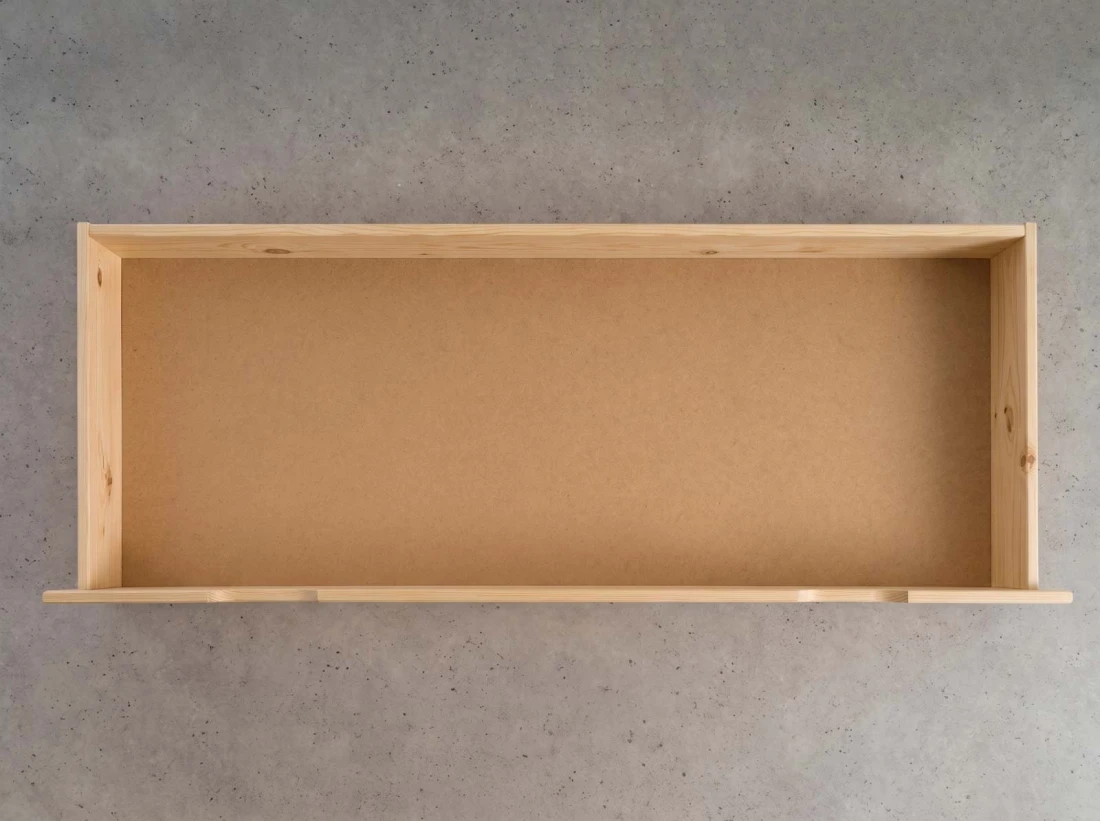 Fenyő ágy alatti tároló 150 cm