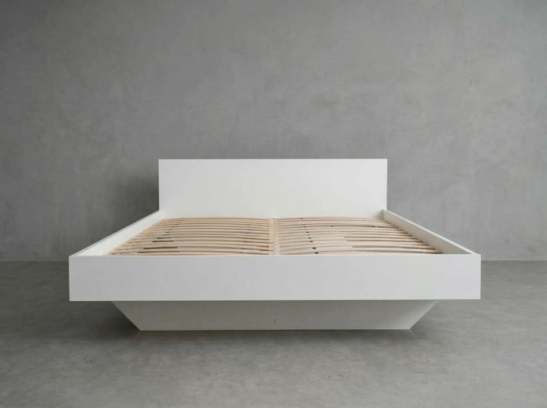 Levitációs ágy bútorlapból 180x200 DM2 fehér