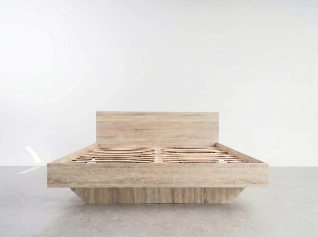 Levitációs ágy bútorlapból 160x200 DM2 tölgy sonoma