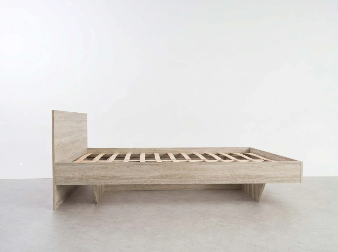 Levitációs ágy bútorlapból 160x200 DM2 tölgy sonoma