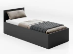 Ágy 90x200 emelhető fémkerettel és tárolórekesszel DM1 fekete