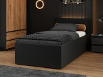 Ágy 90x200 emelhető fémkerettel és tárolórekesszel DM1 fekete