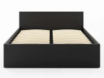 Ágy 140x200 emelhető fémkerettel és tárolórekesszel DM1 fekete