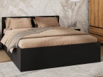 Ágy 140x200 emelhető fémkerettel és tárolórekesszel DM1 fekete