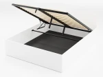 Ágy 180x200 emelhető fémkerettel és tárolórekesszel DM1 fehér