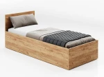 Ágy 90x200 emelhető fémkerettel és tárolórekesszel DM1 tölgy craft