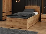 Ágy 90x200 emelhető fémkerettel és tárolórekesszel DM1 tölgy craft