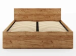 Ágy 120x200 emelhető fémkerettel és tárolórekesszel DM1 tölgy craft