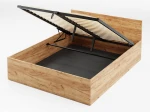 Ágy 180x200 emelhető fémkerettel és tárolórekesszel DM1 tölgy craft