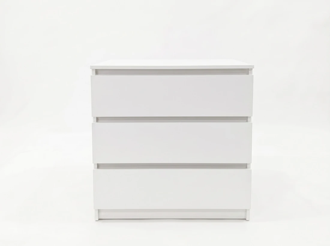 Fiókos komód 3S 70x77 cm Fabio fehér