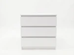 Fiókos komód 3S 70x77 cm Fabio fehér