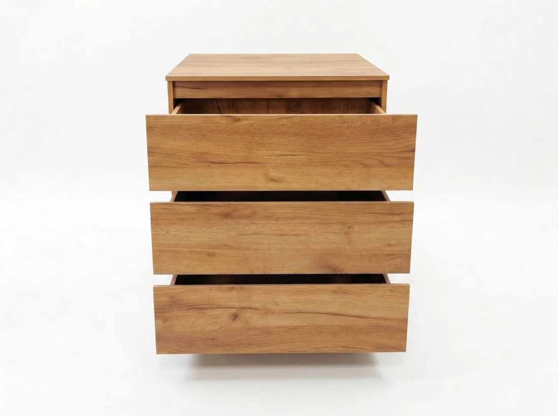 Fiókos komód 3S 70x77 cm Fabio tölgy craft