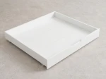 Fából készült emeletes ágy 3 fő részére fiókokkal 90x200 P3S fehér