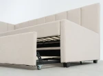 Kárpitozott kihúzható kétszemélyes kanapéágy 90x200 cm Dan Soro 21
