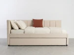 Kárpitozott kihúzható kétszemélyes kanapéágy 90x200 cm Dan Bluvel 22