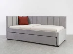 Kárpitozott kihúzható kétszemélyes kanapéágy 90x200 cm Dan Bluvel 03