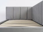 Kárpitozott kihúzható kétszemélyes kanapéágy 90x200 cm Dan Bluvel 03
