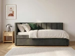 Kárpitozott kihúzható kétszemélyes kanapéágy 90x200 cm Dan Bluvel 18