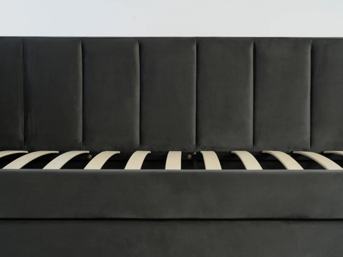Kárpitozott kihúzható kétszemélyes kanapéágy 90x200 cm Dan Bluvel 18