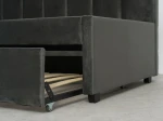 Kárpitozott kihúzható kétszemélyes kanapéágy 90x200 cm Dan Bluvel 18