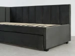 Kárpitozott kihúzható kétszemélyes kanapéágy 90x200 cm Dan Bluvel 18