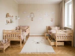Fából készült emeletes ágy fiókokkal 90x200cm P4S fenyő