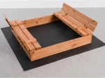 Fa homokozó fedéllel 120×120 cm – impregnált