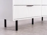 Fiókos komód 6S 118x39 cm Riff fehér