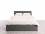 Kárpitozott ágy tárolóhellyel TOP line 9 Bluvel 18 140x200 Grafit