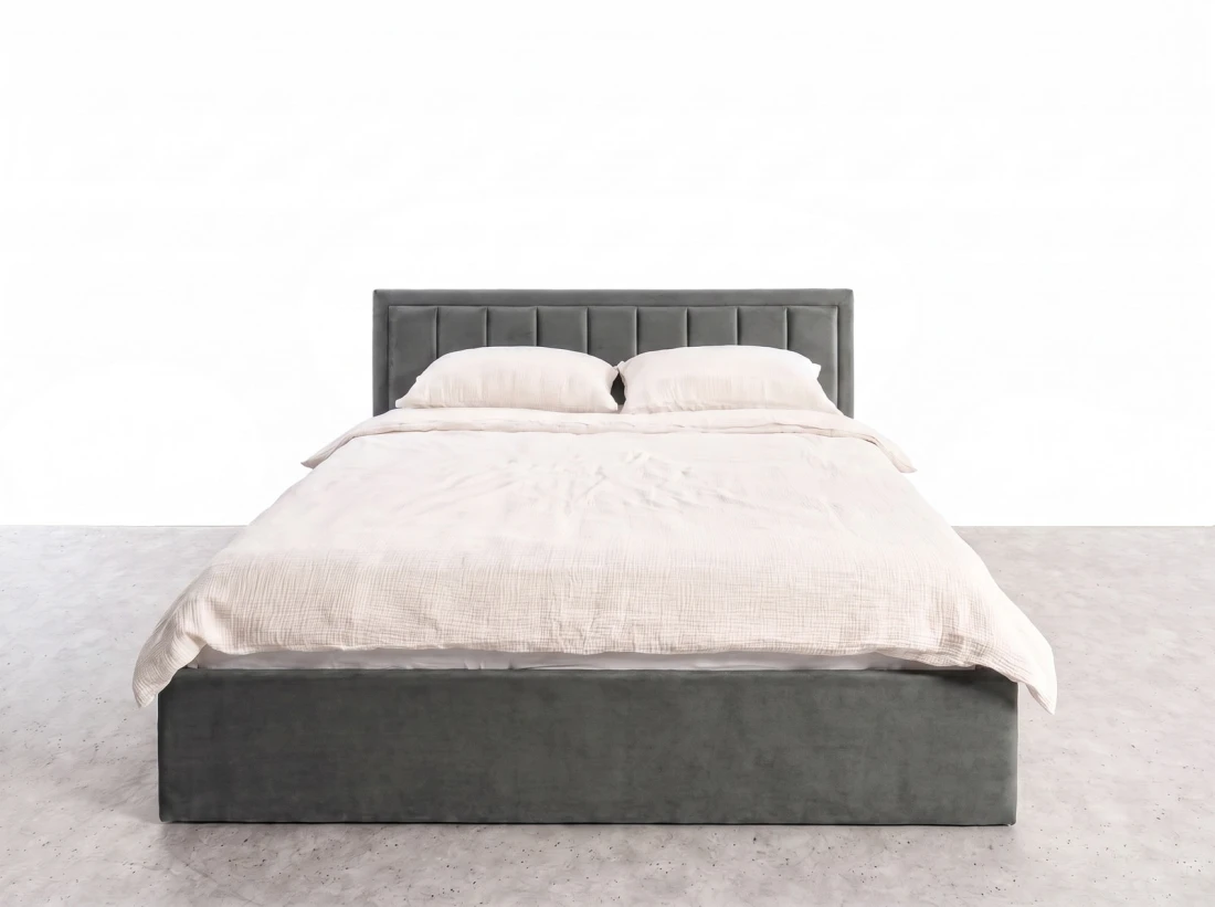 Kárpitozott ágy tárolóhellyel TOP line 9 Bluvel 18 180x200 Grafit