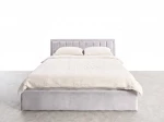 Kárpitozott ágy tárolóhellyel TOP line 9 Bluvel 03 120x200 Szürke