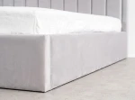 Kárpitozott ágy tárolóhellyel TOP line 9 Bluvel 03 140x200 Szürke
