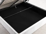 Kárpitozott ágy tárolóhellyel TOP line 9 Bluvel 03 160x200 Szürke
