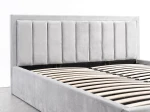 Kárpitozott ágy tárolóhellyel TOP line 9 Bluvel 03 180x200 Szürke