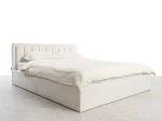 Kárpitozott ágy tárolóhellyel TOP line 9 Bluvel 22 180x200 Bézs