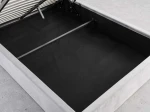 Kárpitozott gyerekágy 120x200 as konténerrel és kerettel, szürke színű Bluvel 03 Kids Line 3 Kagyló