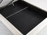 Kárpitozott gyerekágy 120x200 as konténerrel és kerettel, bézs színű Bluvel 22 Kids Line 3 Kagyló