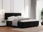 Kárpitozott ágy levitációs, tárolóhellyel TOP line 8 140x200 Bluvel 19 Fekete