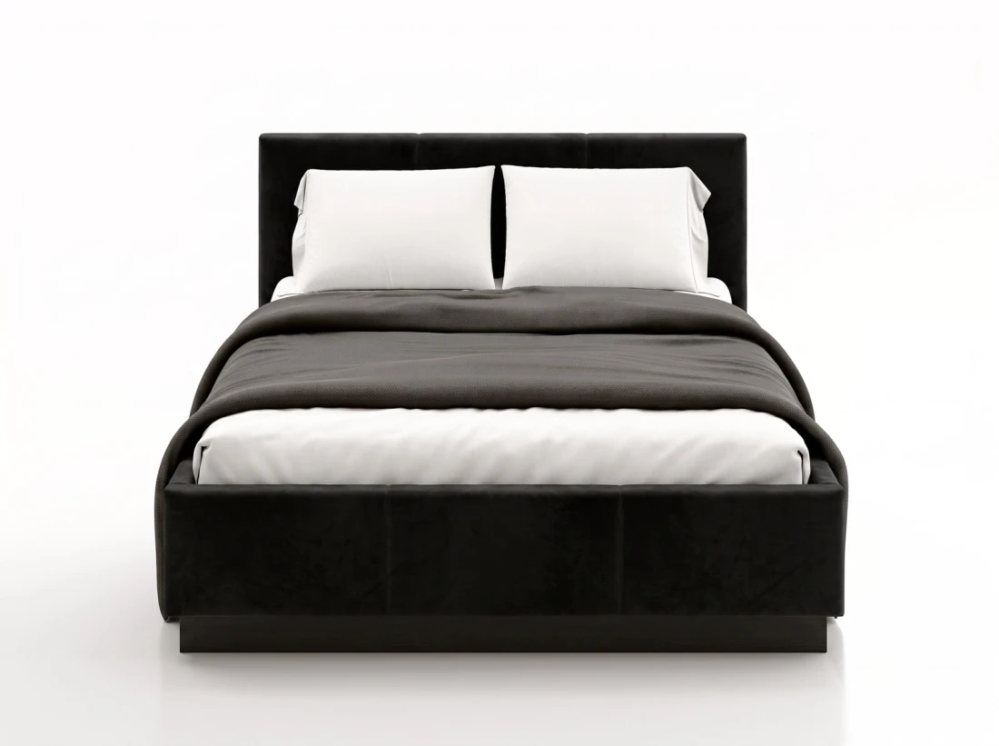 Kárpitozott ágy levitációs, tárolóhellyel TOP line 8 140x200 Bluvel 19 Fekete