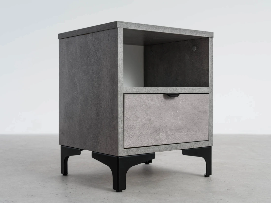 Éjjeliszekrény 38x47 cm Nobio beton