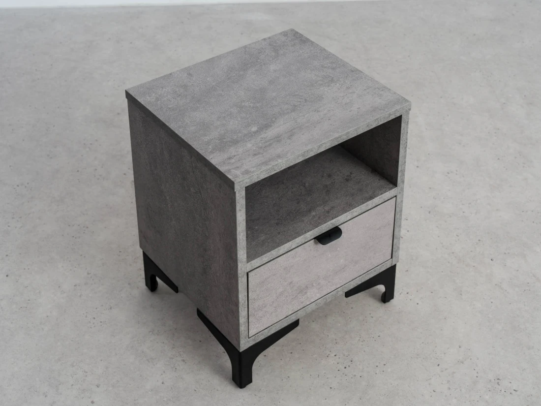 Éjjeliszekrény 38x47 cm Nobio beton