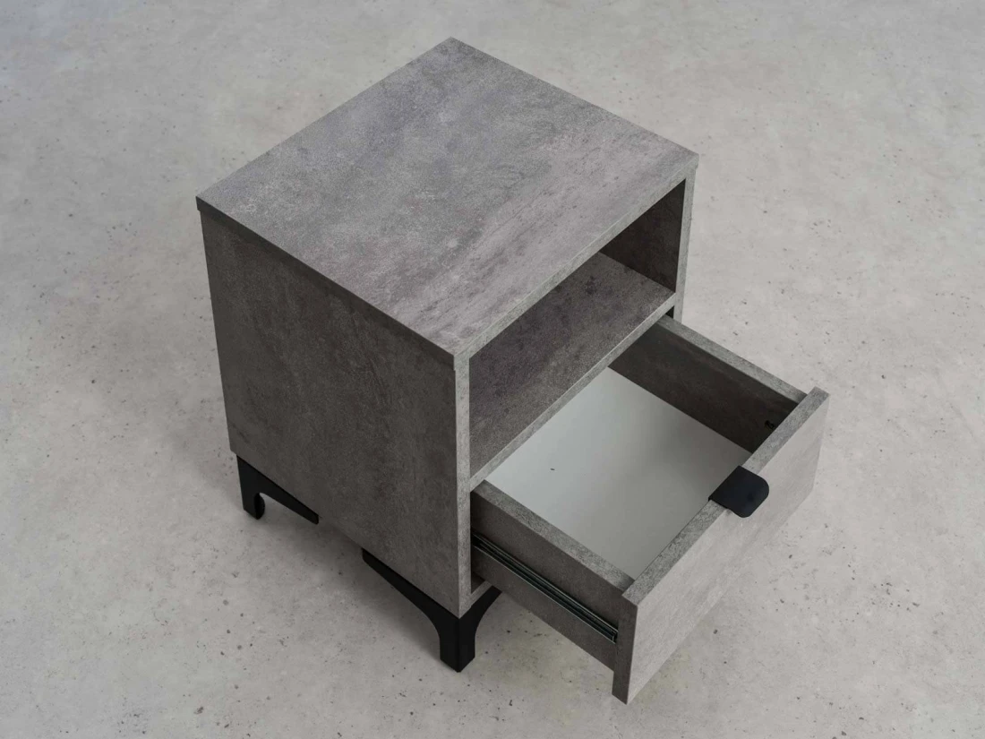 Éjjeliszekrény 38x47 cm Nobio beton