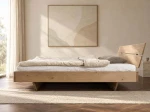Tölgyfa lebegő ágy 140x200 cm Rossano