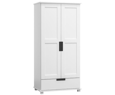 Szekrény c7, 90 széles, akasztós Modern fehér